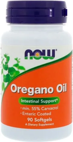 Масло орегано, Oregano Oil, Now Foods 90 гелевых капсул (733739047328)
