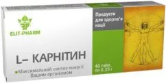 Вітаміни Еліт-Фарм 40 табл. по 0.25 г (4820060420404)
