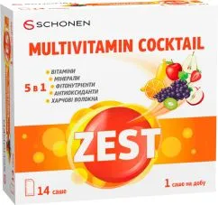 Мультивитаминный коктейль ZEST саше №14 (000000941)