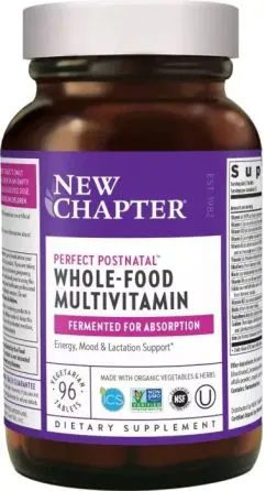 Мультивитамины New Chapter Perfect Postnatal Мультивитамины для женщин в послеродовой период 96 таблеток (727783900579)