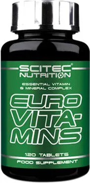 Вітамінно-мінеральний комплекс Scitec Nutrition Euro vitamins 120 tablets (5999100018822)