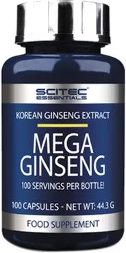 Женьшень Scitec Essentials Mega ginseng 100 капсул (728633101306)