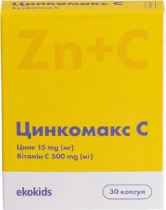 Вітаміни Ekokids Цинкомакс C 30 шт. (5903981079926)