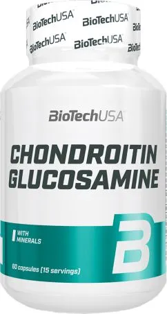 Хондропротектор Biotech Chondroitin & Glucosamine 60 капсул (5999076245642)