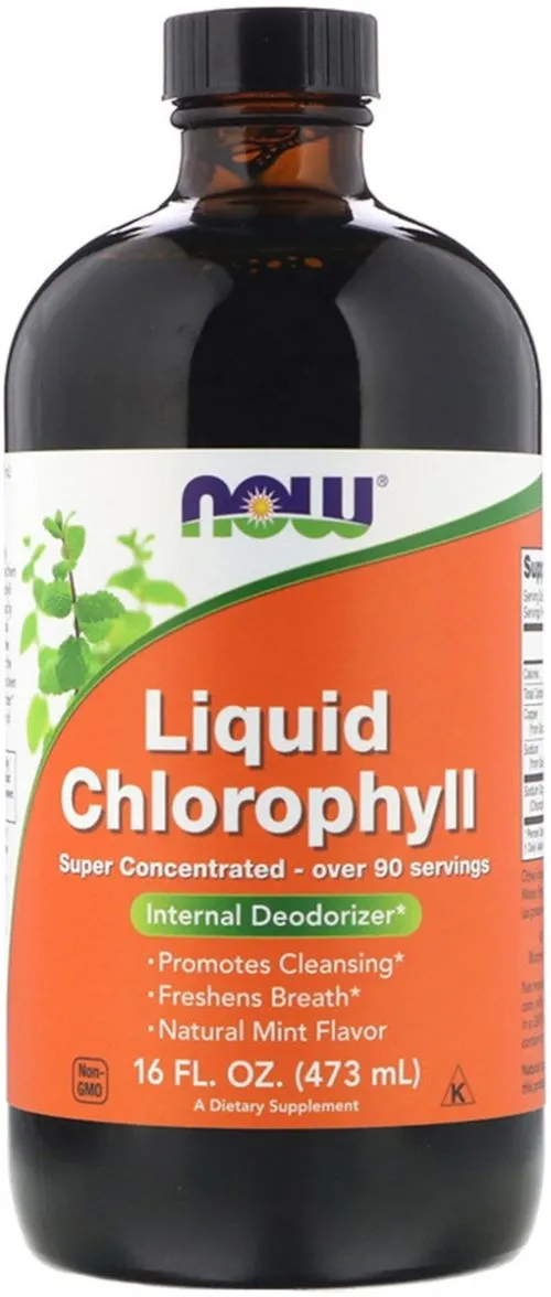 Натуральна добавка Now Foods Рідкий Хлорофіл, Liquid Chlorophyll, м'ятний смак, 473 мл. (733739026446) - фото №3