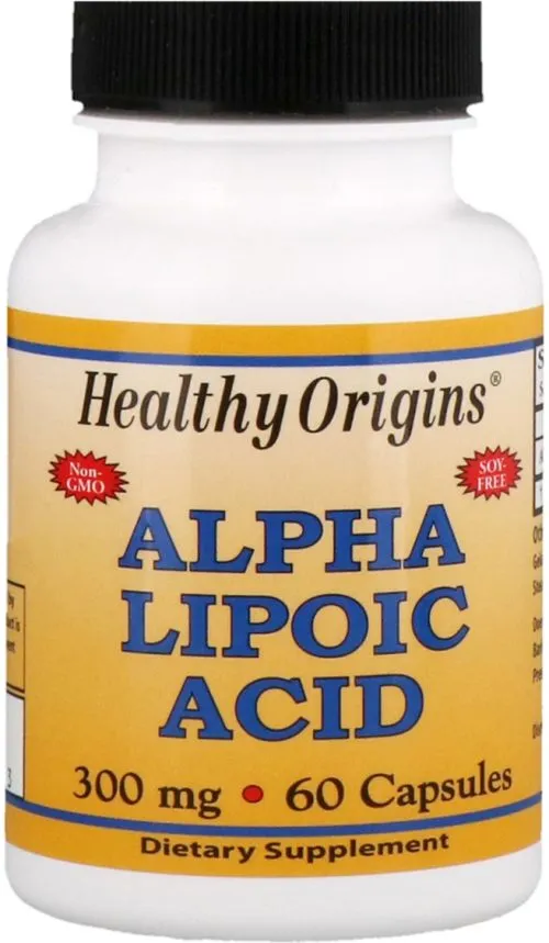 Натуральна добавка Healthy Origins Альфа Ліпоєва Кислота 300 мг, 60 капсул (603573350673) - фото №3