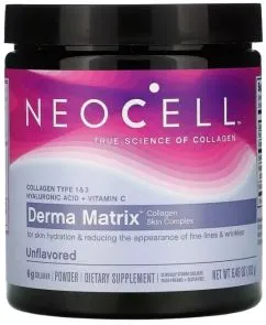Натуральная примесь Neocell Коллагеновый комплекс для кожи в порошке, Derma Matrix, 6.46 унции (16185129580)
