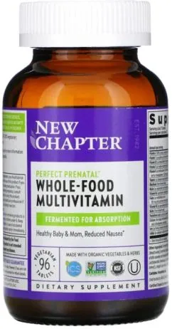 Мультивитамины New Chapter Perfect Prenatal мультивитамины для беременных 96 таблеток (727783003164)