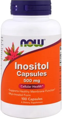 Вітаміни Now Foods Inositol capsules 500 мг 100 капсул (733739004758)