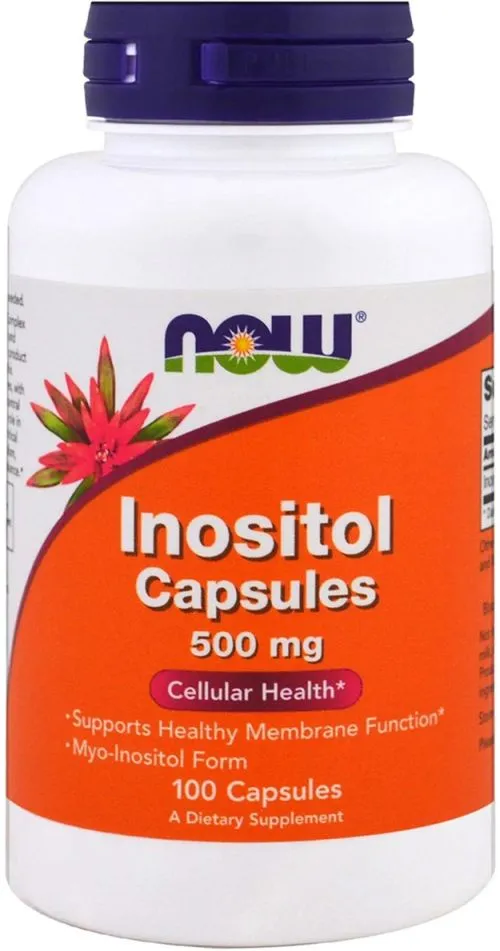 Вітаміни Now Foods Inositol capsules 500 мг 100 капсул (733739004758) - фото №3