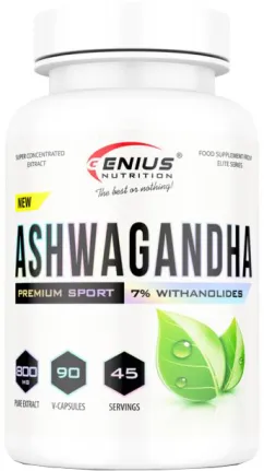 Витамины и минералы Genius Nutrition Ashwagandha 90 капсул (5402336207286)