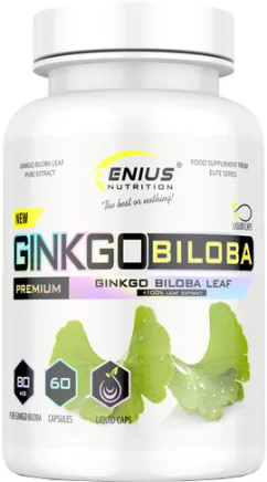 Антиоксидант Genius Nutrition Ginkgo biloba 60 капсул (7359682027236)