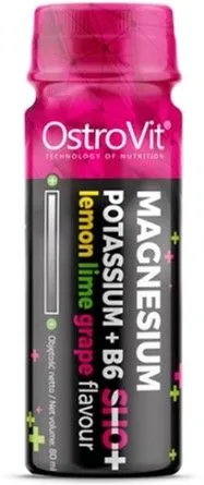 Витамины и минералы OstroVit Magnesium Potassium + B6 Shot 80 мл Mg + B6 Shot 80 мл (5903246222166)