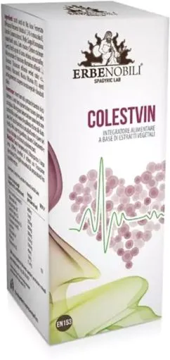Комплекс Erbenobili для нормализации уровня холестерина и работы печени, Colestvin, Erbenobili 60 таблеток (8033831001535)
