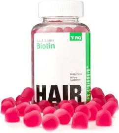 Біотин, смак полуниці, Biotin, T-RQ 60 жувальних цукерок (835776001261)