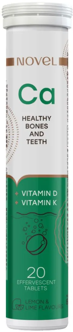 Вітаміни шипучі Novel Healthy Bones and Teeth Calcium 20 таблеток (8586015311635)