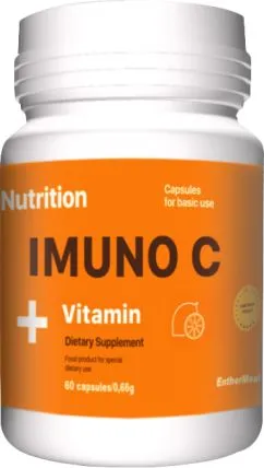 Вітаміни EntherMeal Imuno C Vitamin 60 капсул (IMUNO060EM075)