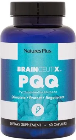 Піролохінолінхінон PQQ, 20 мг, BrainCeutix, Nature's Plus, 60 капсул (097467810082)