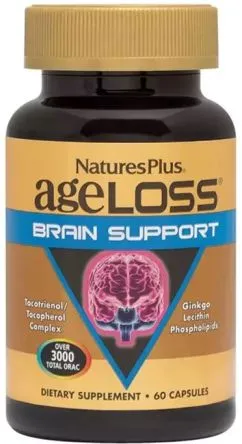 Комплекс для поддержания мозга, AgeLoss Brain Support, Natures Plus, 60 капсул (097467080119)