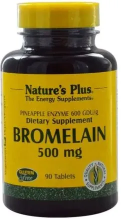 Бромелайн 500 мг, Natures Plus, 90 таблеток (097467044098)