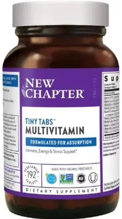 Повний органічний мультивітамінний комплекс, New Chapter, 192 таблетки (727783003621)