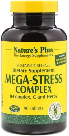 Суперсильний комплекс проти стресу, Mega-Stress, Nature's Plus, 90 таблеток (097467012615)