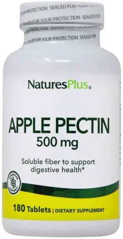 Яблочный пектин, Nature's Plus, 500 мг, 180 таблеток (097467045002)
