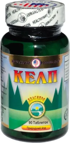 Вітамінно-мінеральний комплекс Healthyway Production Келп 90 таблеток (616659000478)
