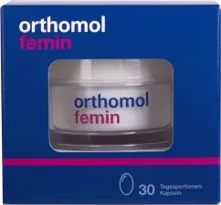 Витамины и минералы Orthomol Femin (лечение в период менопаузы) 30 дней капсулы (1298993)