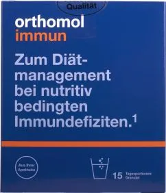 Вітаміни та мінерали Orthomol Immun (відновлення імунної системи) 15 днів гранули (1319956)