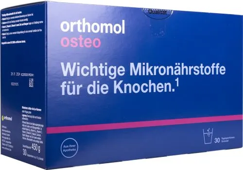 Витамины для лікування остеопорозу Orthomol Osteo гранули 30 днів (1320178) - фото №2