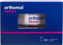 Вітаміни та мінерали Orthomol Femin (лікування в період менопаузи) 90 днів капсули (3927298)
