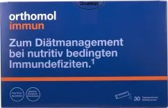 Вітаміни та мінерали Orthomol Immun Directgranulat Menthol — малина (відновлення імунної системи) 30 днів гранули (8885937)