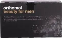 Вітаміни та мінерали Orthomol Beauty for men new для покращення стану шкіри, нігтів та волосся 30 днів (4260022696926)