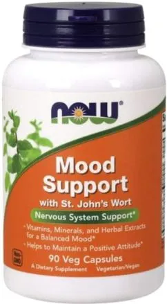 Вітаміни для покращення настрою NOW Foods Mood Support 90 веган капсул (733739033512)
