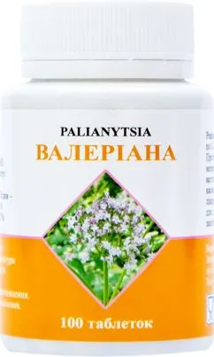 Валериана Palianytsia 180 мг 100 таблеток (9780201378924)