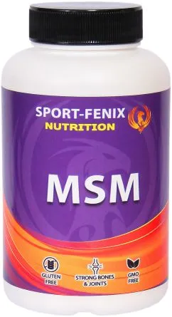 Метилсульфонілметан (MSM) SPORT-FENIX NUTRITION MSM 90 капсул (4820259600044)