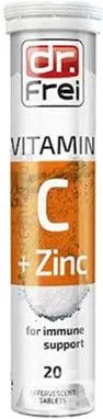 Вітаміни шипучі Dr. Frei Vitamin C+Zink, Вітамін С+Цинк , №20 (3800003323932)
