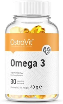 Витамины и минералы OstroVit Omega 3 30 капсул (5902232613117)