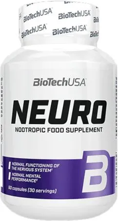 Вітаміни та мінерали Biotech Neuro 60 капсул (5999076241613)