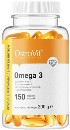Витамины и минералы OstroVit Omega 3 150 капсул (5903246222739)