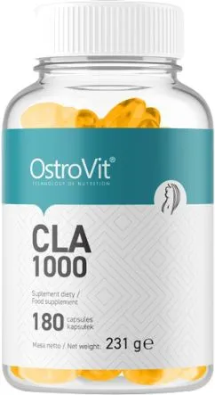 Вітаміни та мінерали OstroVit CLA 1000 180 капсул (5902232613070)