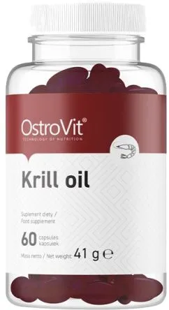 Вітаміни та мінерали OstroVit Krill oil 60 капсул (5903246222524)