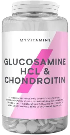 Натуральна добавка для суглобів та зв'язок MYPROTEIN Glucosamine HCL & Chondroitin 900 мг 120 таблеток (5055534307403)