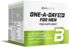 Витамины и минералы BiotechUSA One a day 50+ for men 30 пак (5999076241569)