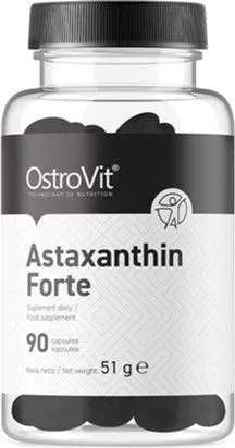 Вітаміни та мінерали OstroVit Astaxanthin FORTE 90 капсул (5903246225709)