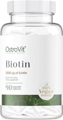 Вітаміни та мінерали OstroVit Biotin 90 капсул (5903246224733)