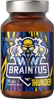 Вітаміни та мінерали OstroVit Braintus Thunder 90 капсул (5903933904894)