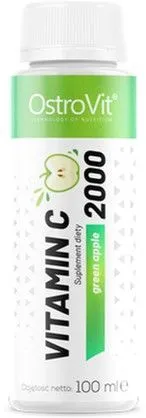 Витамины и минералы OstroVit Vitamin C 2000 Shot 100 мл Зеленое яблоко (5903933906508)