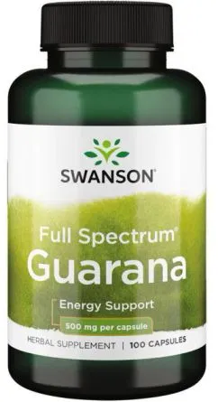 Гуарана Swanson Guarana 500 мг 100 капсул (SW978)